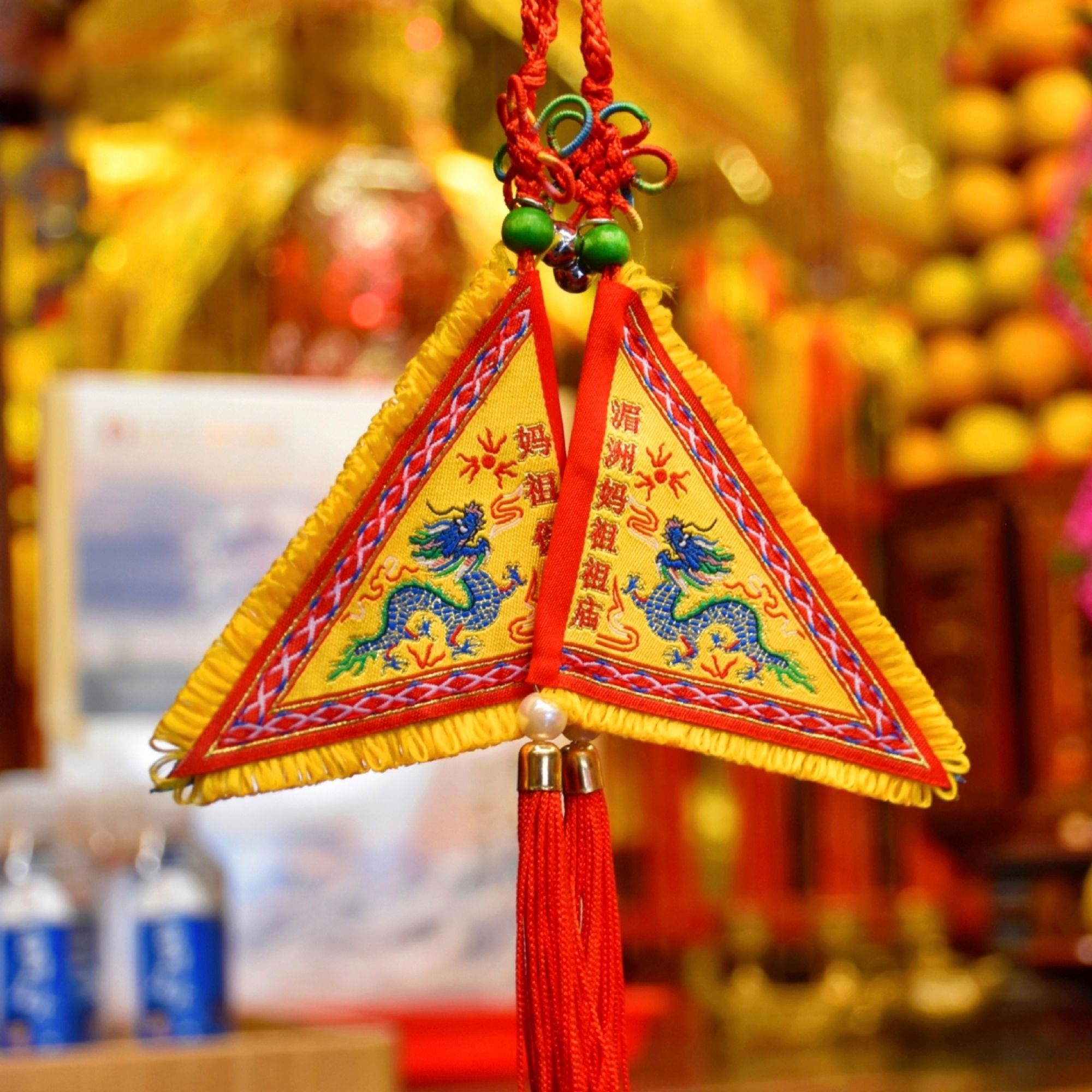 【小令旗】湄洲岛妈祖办公室背包创意挂饰车载挂件可随身携带