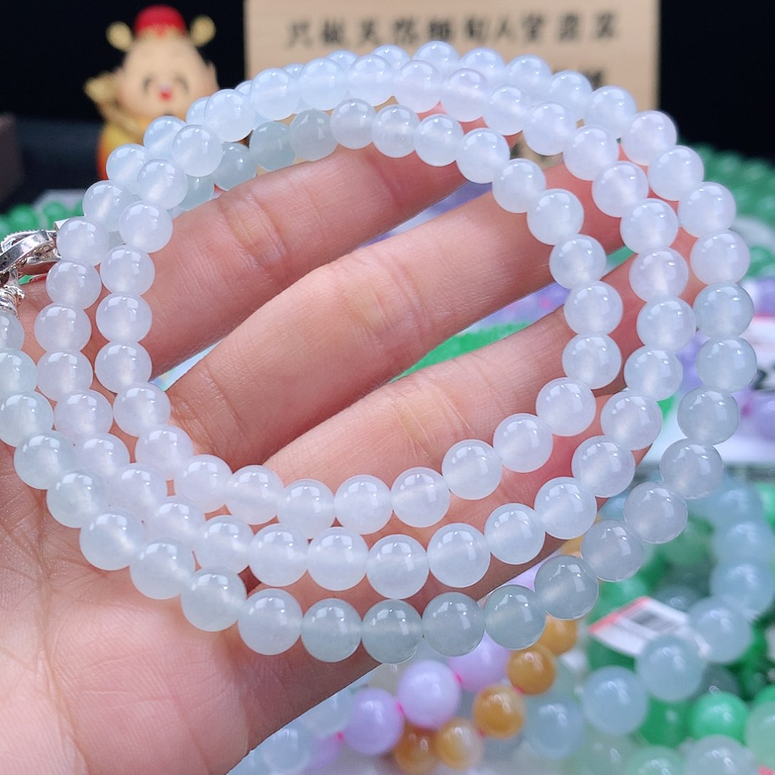 翡翠手链未镶嵌卡7
