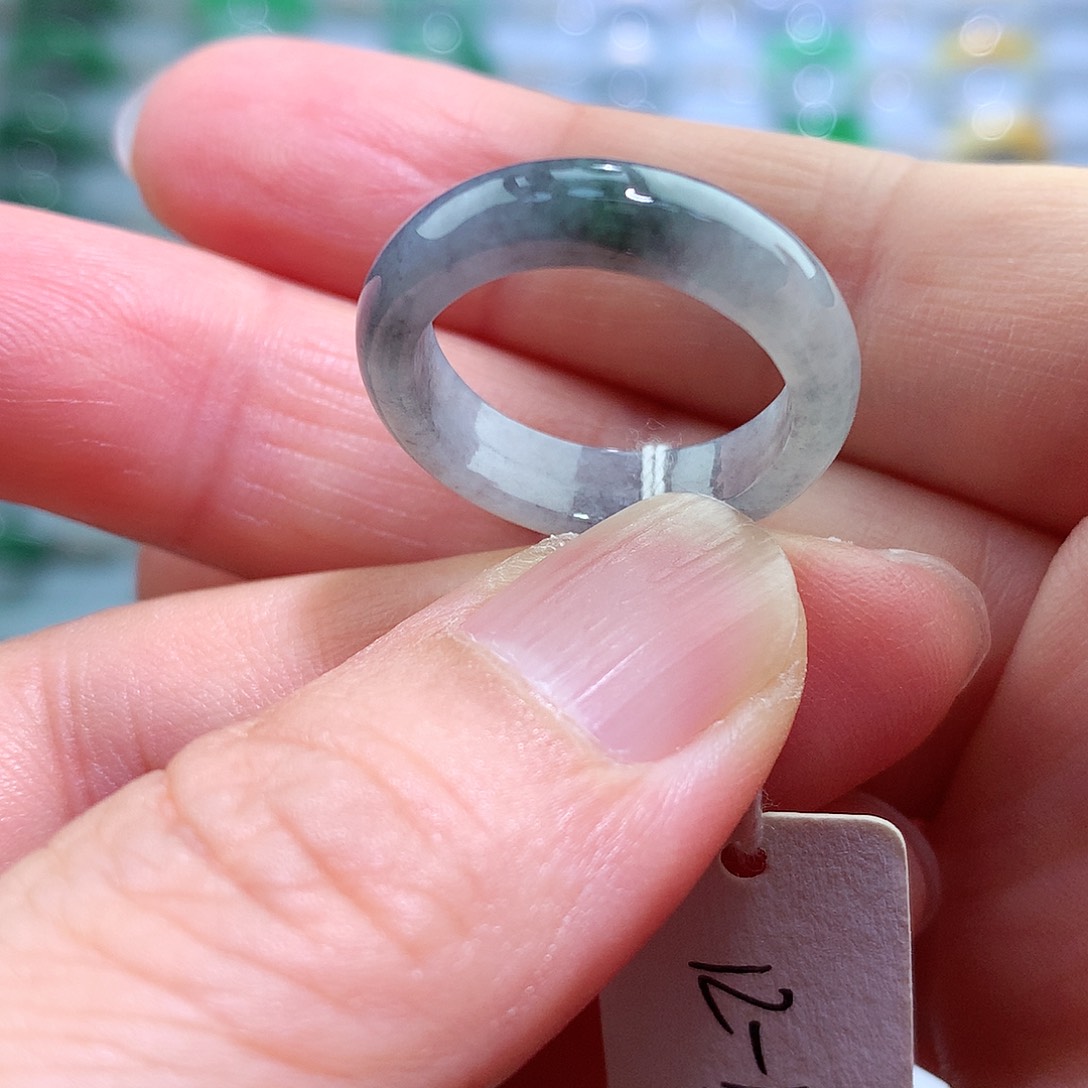 翡翠戒指未镶嵌12-13号