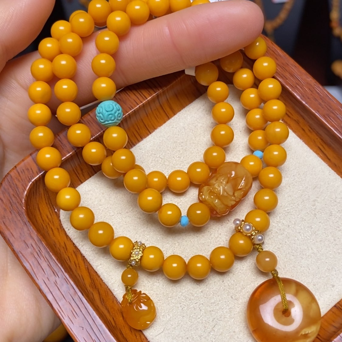 【闪购商品】未镶嵌蜜蜡手链手串