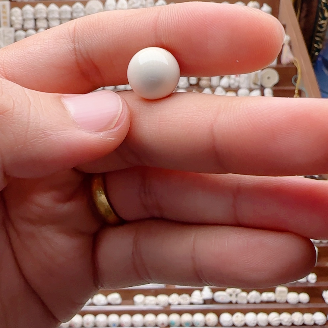 欢****其他猛犸象牙12圆珠