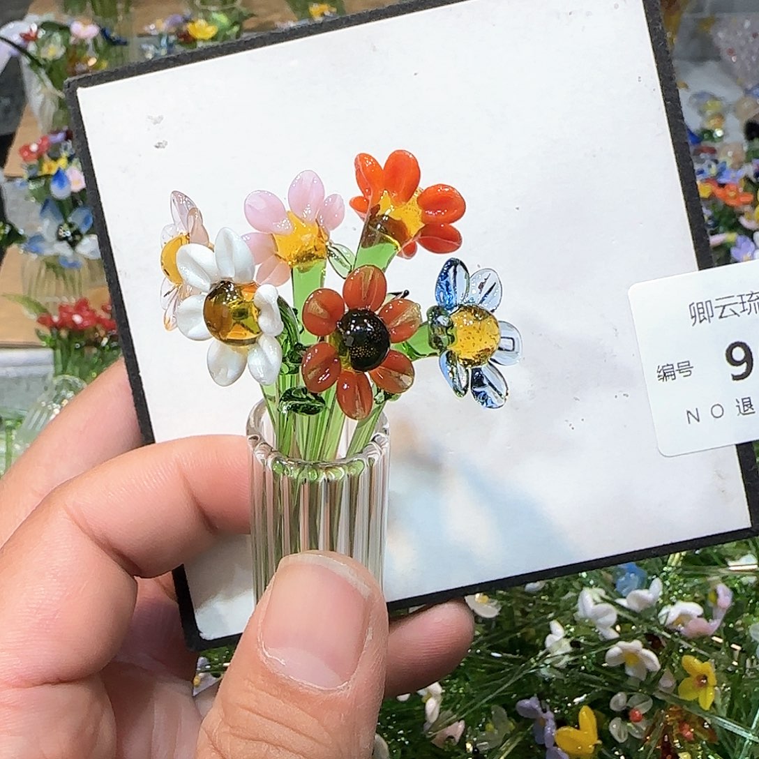 琉璃手工艺品962插花