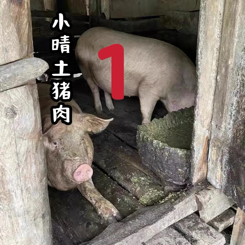 【现称链接】【顺丰冷链包邮】农村熟食土猪