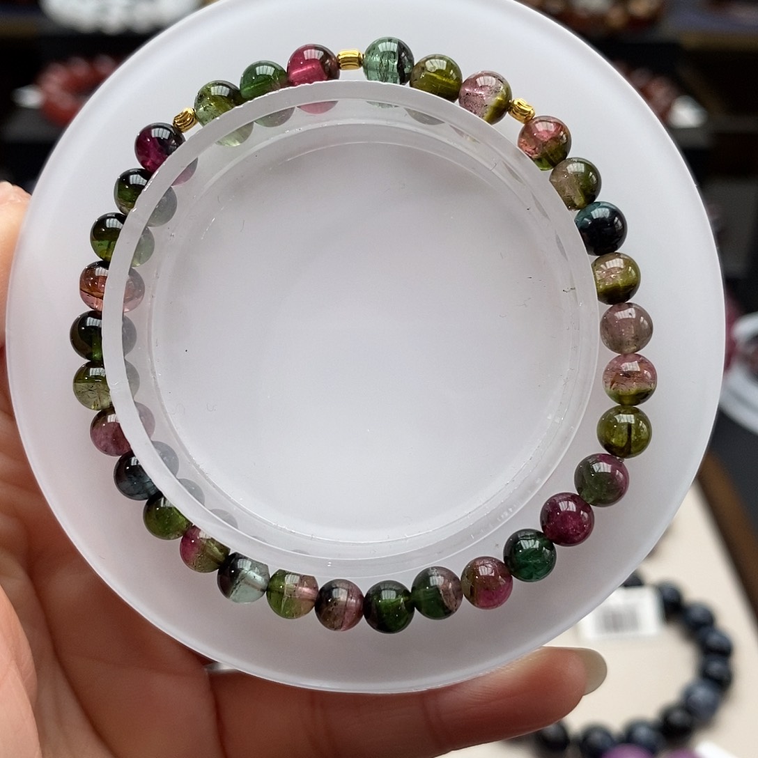 碧玺手链未镶嵌手链