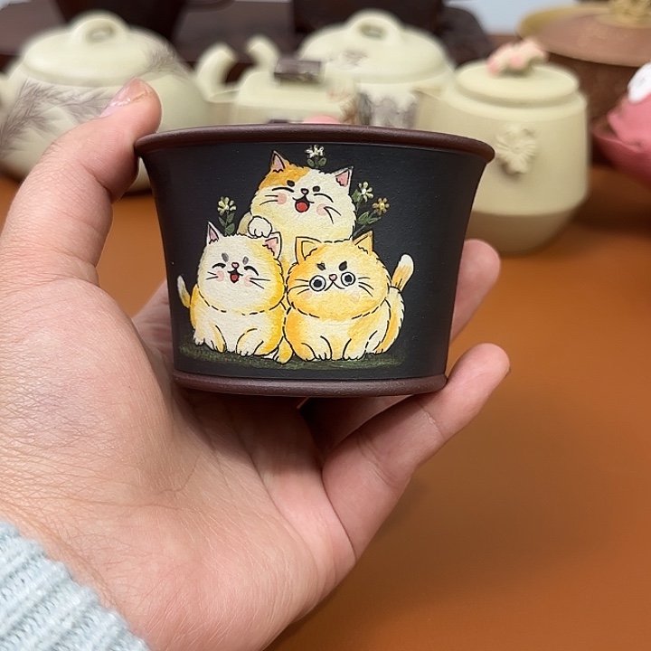 宜兴紫砂主人杯杯