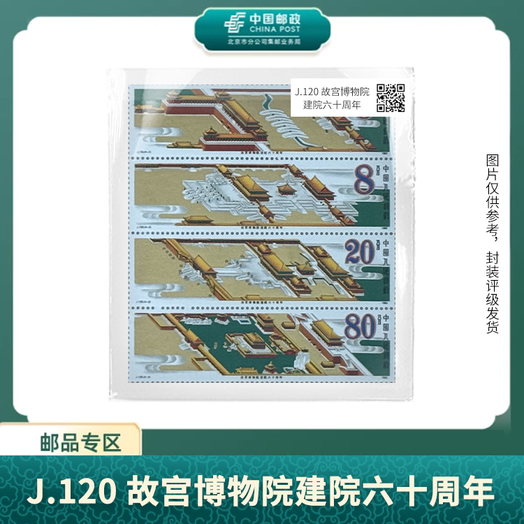 中国邮政-J.120 故宫博物院建院六十周年S