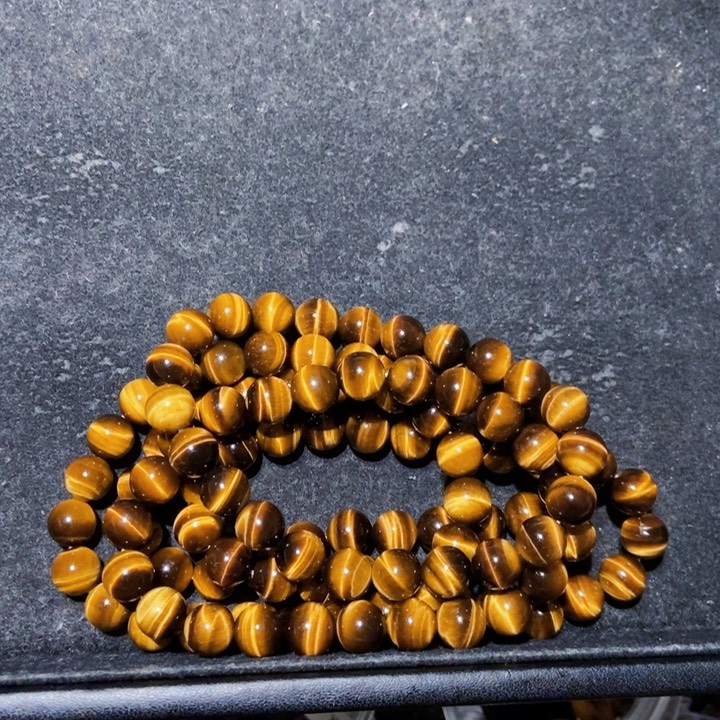 木变石（虎睛石）手串未镶嵌晨*