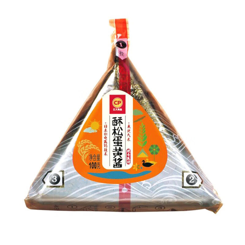 正大酥松蛋黄酱脆香饭团100g