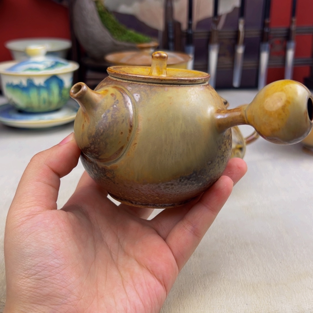 杯子纯手工柴烧主人杯