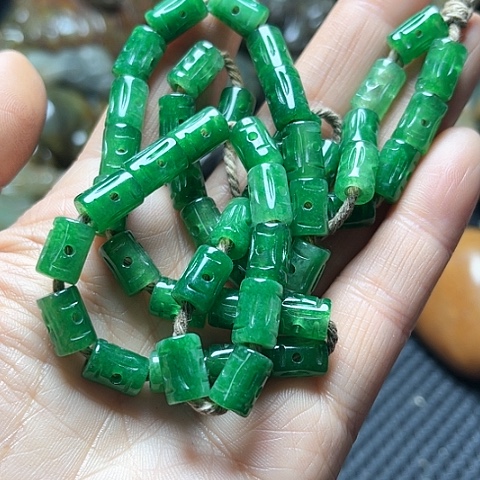 白玉菩提吊坠摆件