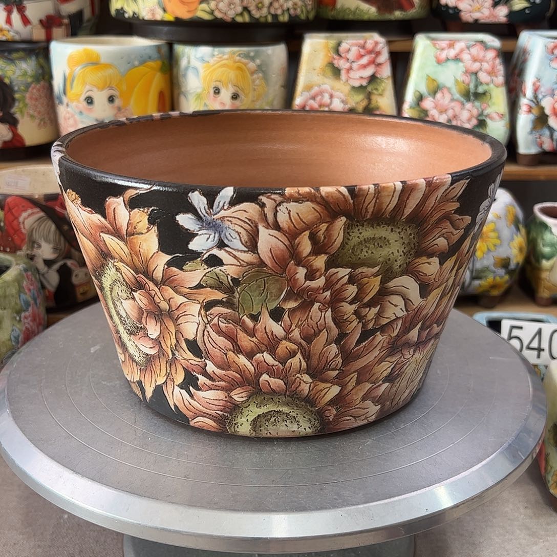 景德镇炫彩手绘口21高13