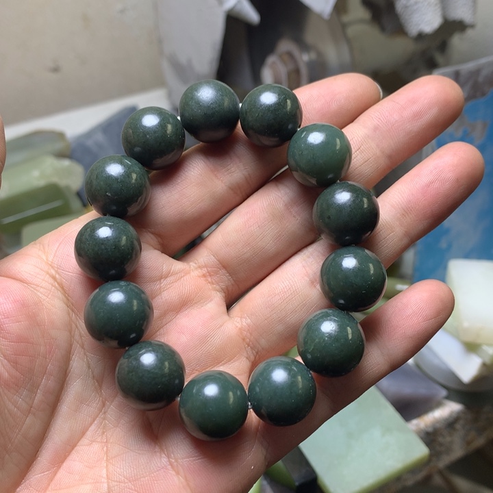 未镶嵌和田玉珠宝半成品平**心