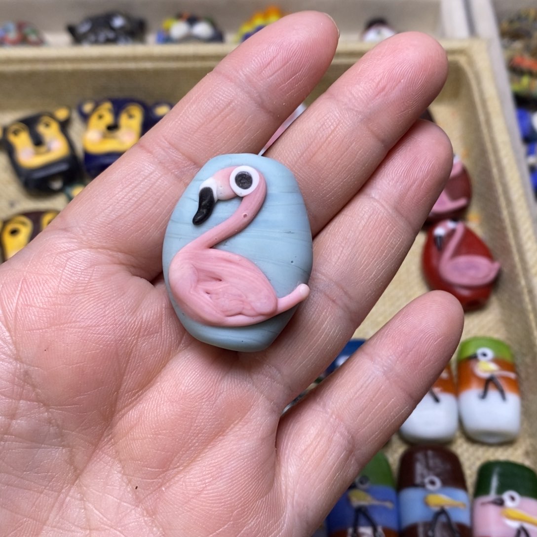 琉璃颈饰福利火烈鸟003