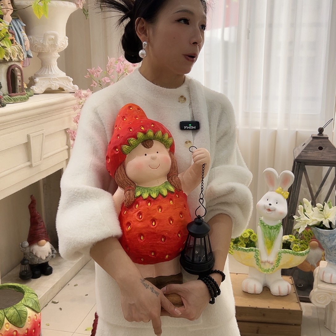 花园摆件红红火火