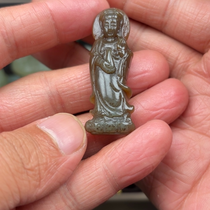 和田玉吊坠未镶嵌