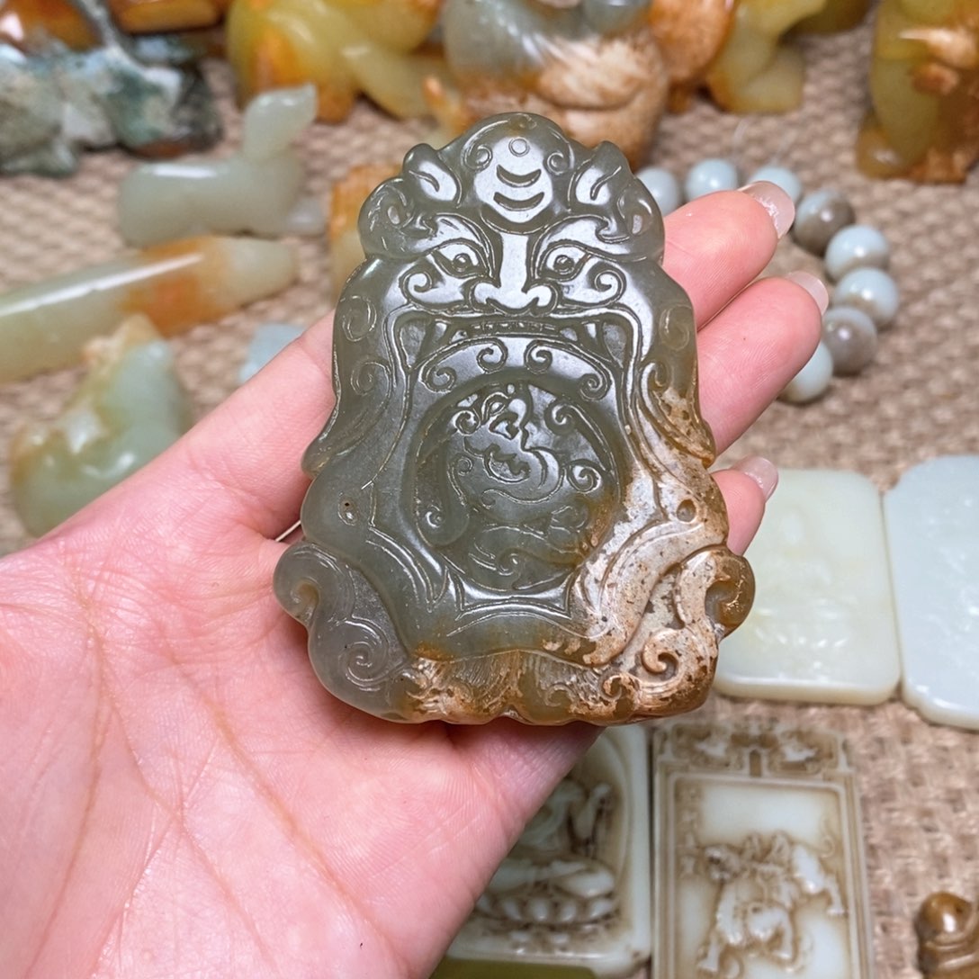 白玉菩提吊坠白玉菩提白玉菩提摆件