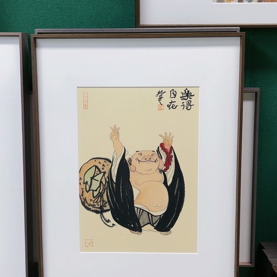 【闪购商品】国画婉**记董亮带框精装裱福利