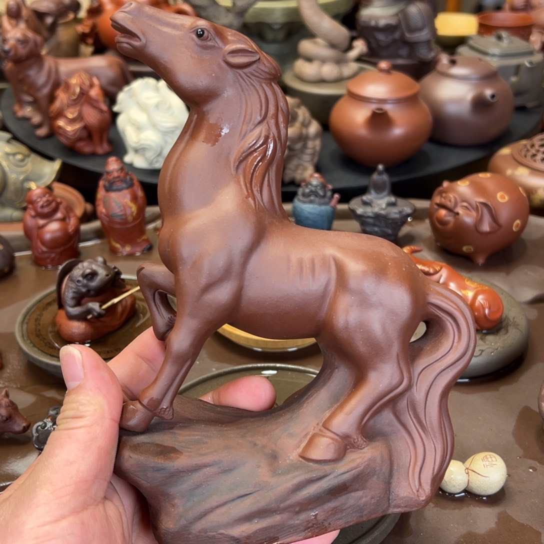 茶宠紫砂紫砂茶宠 微瑕