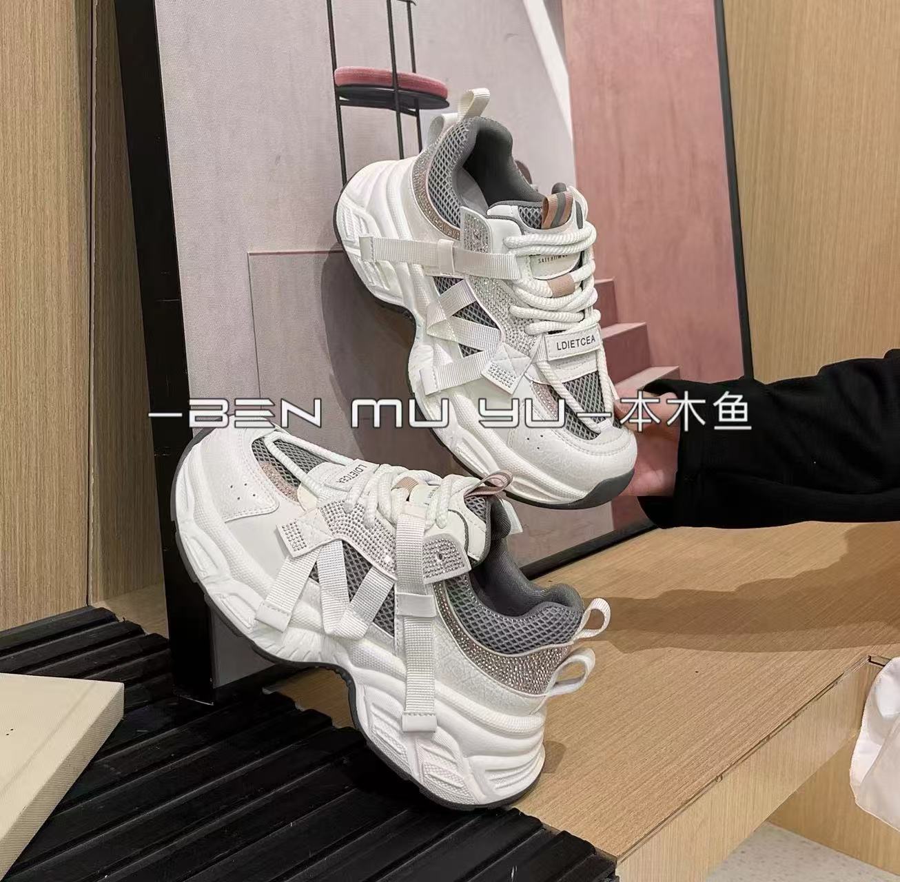 本木鱼 休闲百搭款老爹鞋