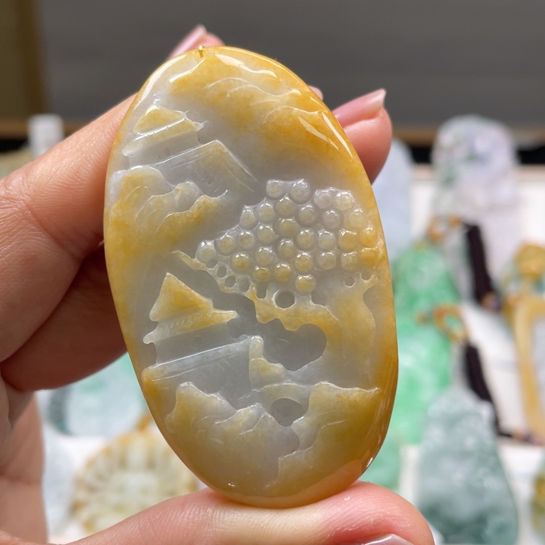 翡翠吊坠(不含链)未镶嵌