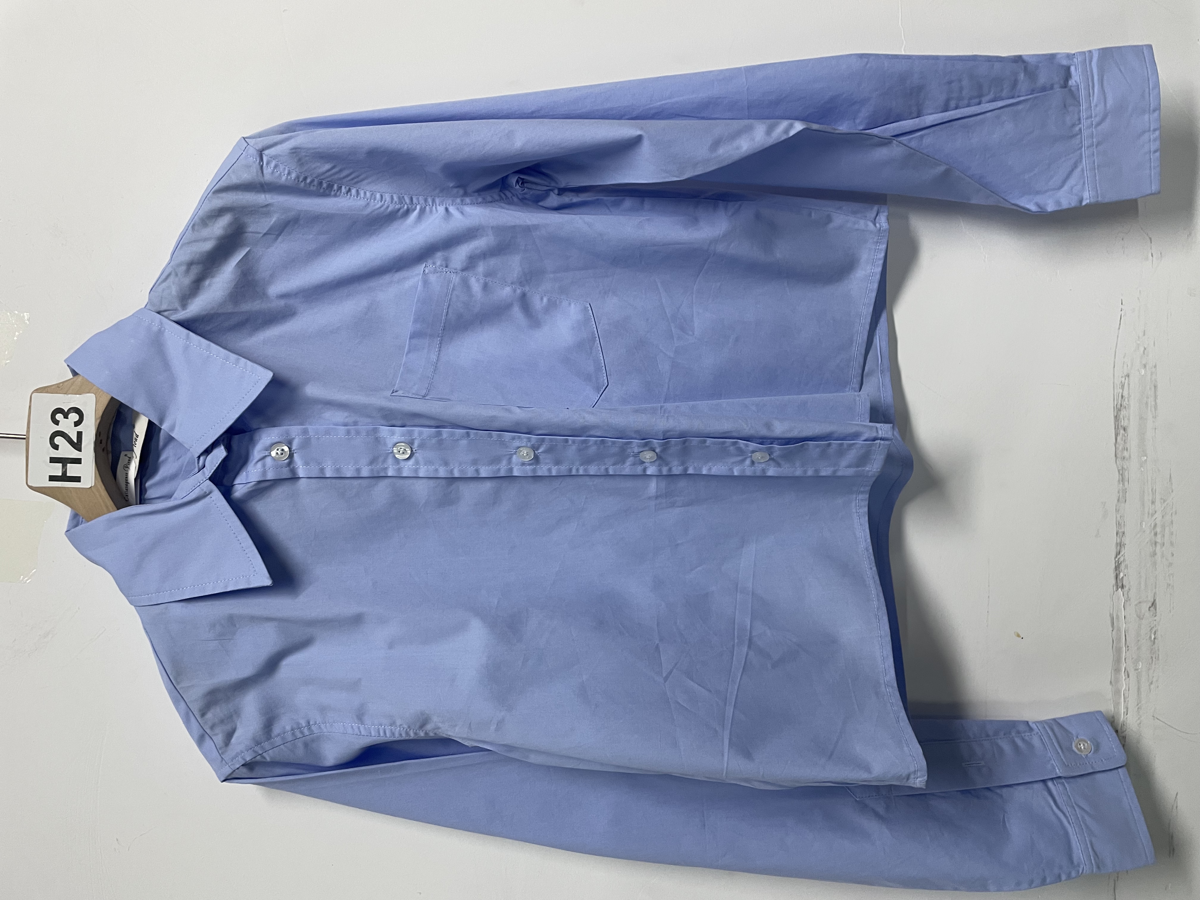 ( H23 ) GD LAOLENTOE 纯色长袖宽松衬衣