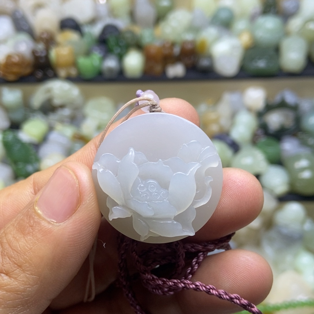 和田玉未镶嵌颈饰@**玄