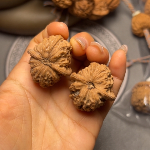 文玩核桃吊坠血麒麟