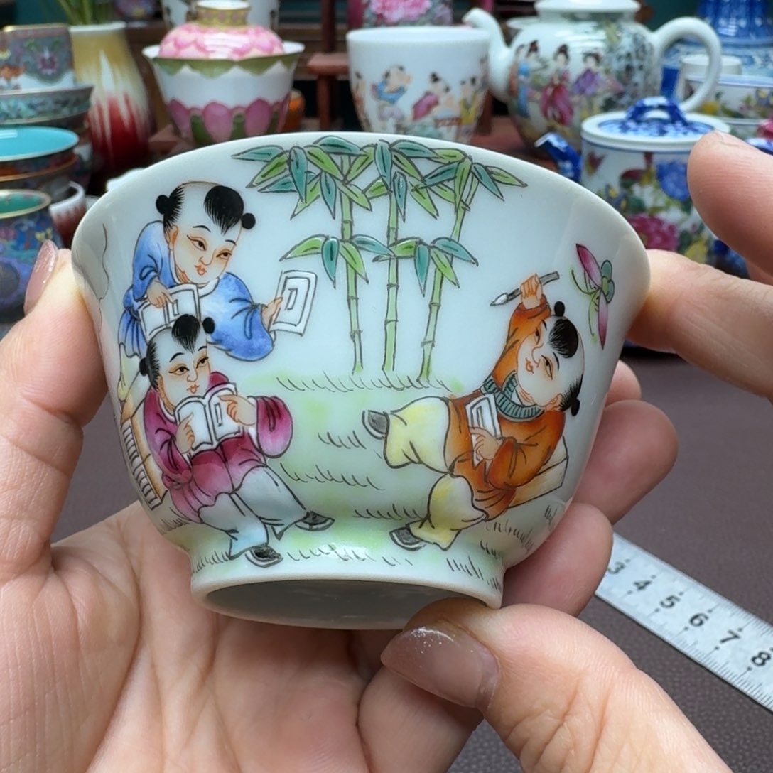 瓷片景德镇仿古手工制作精品展示