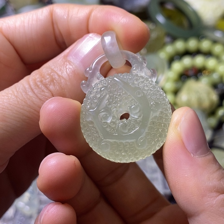 岫玉岫玉挂件未镶嵌