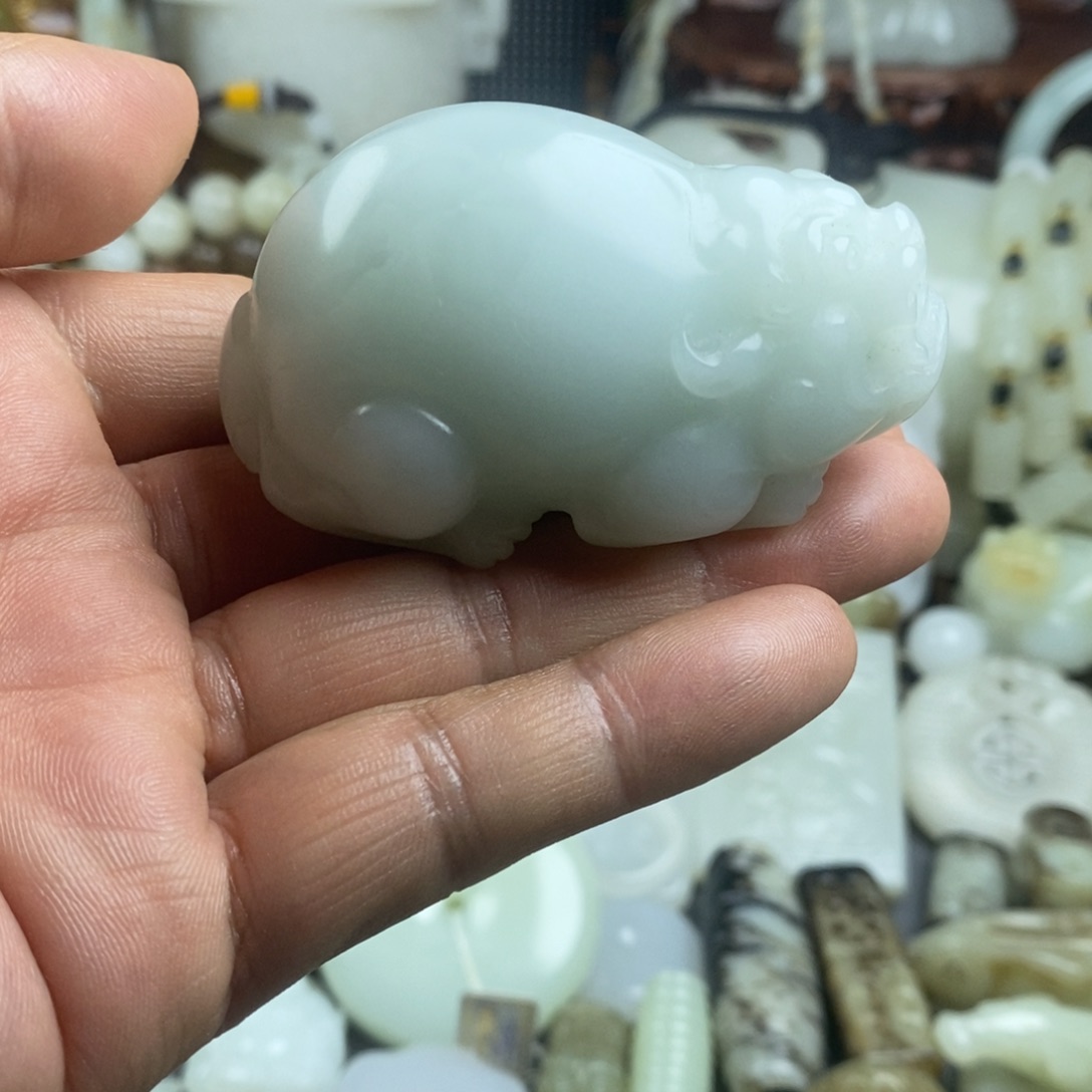 和田玉（糖玉）未镶嵌颈饰