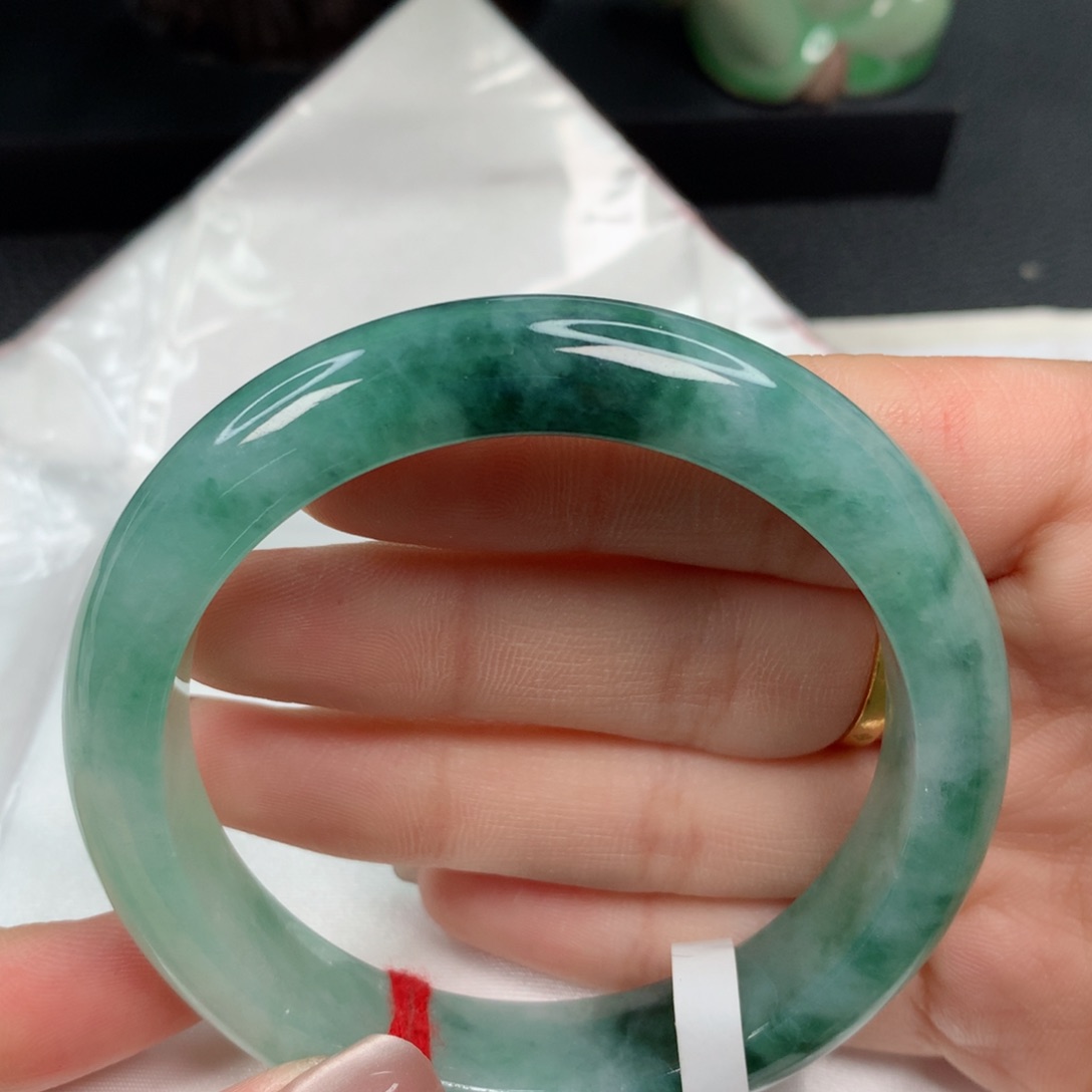 翡翠手镯未镶嵌54 55 54 55