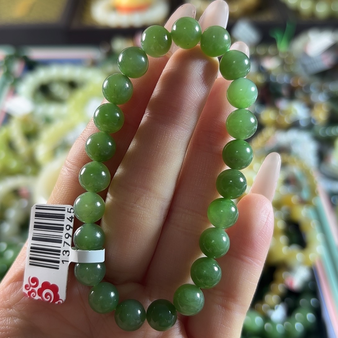 和田玉未镶嵌手链93