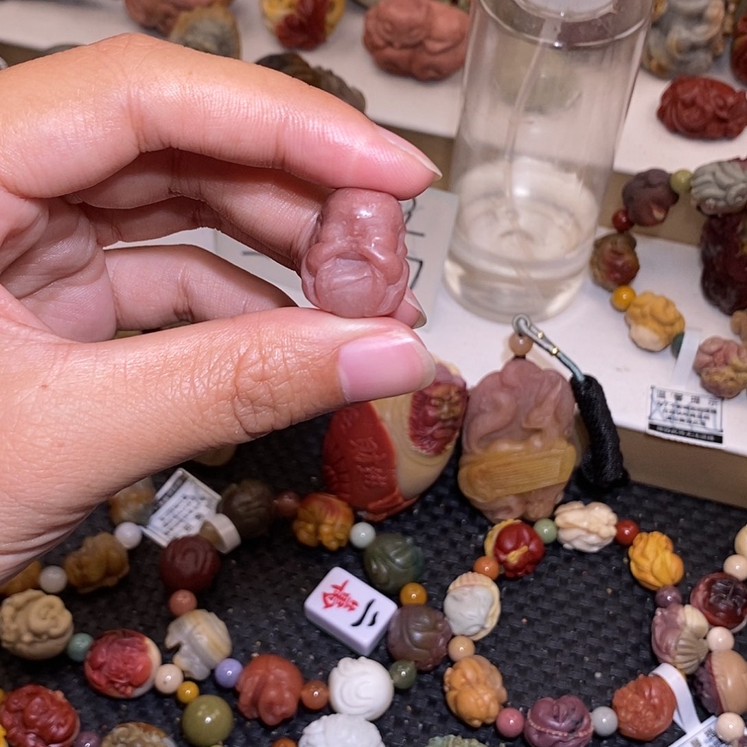 石英质玉（阿拉善玉）未镶嵌手链