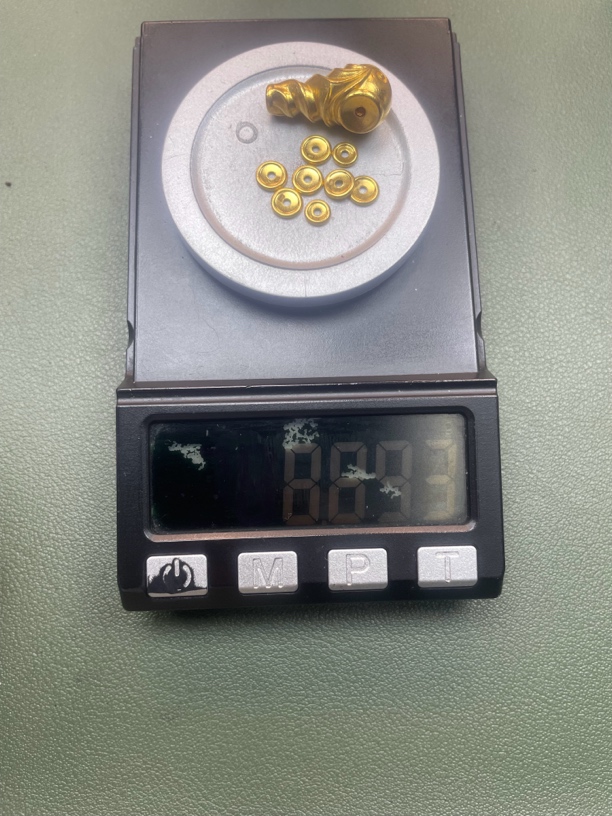 足金三通加隔片一套