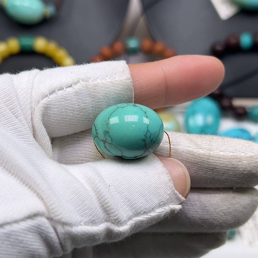 绿松石珠宝奇石未镶嵌空