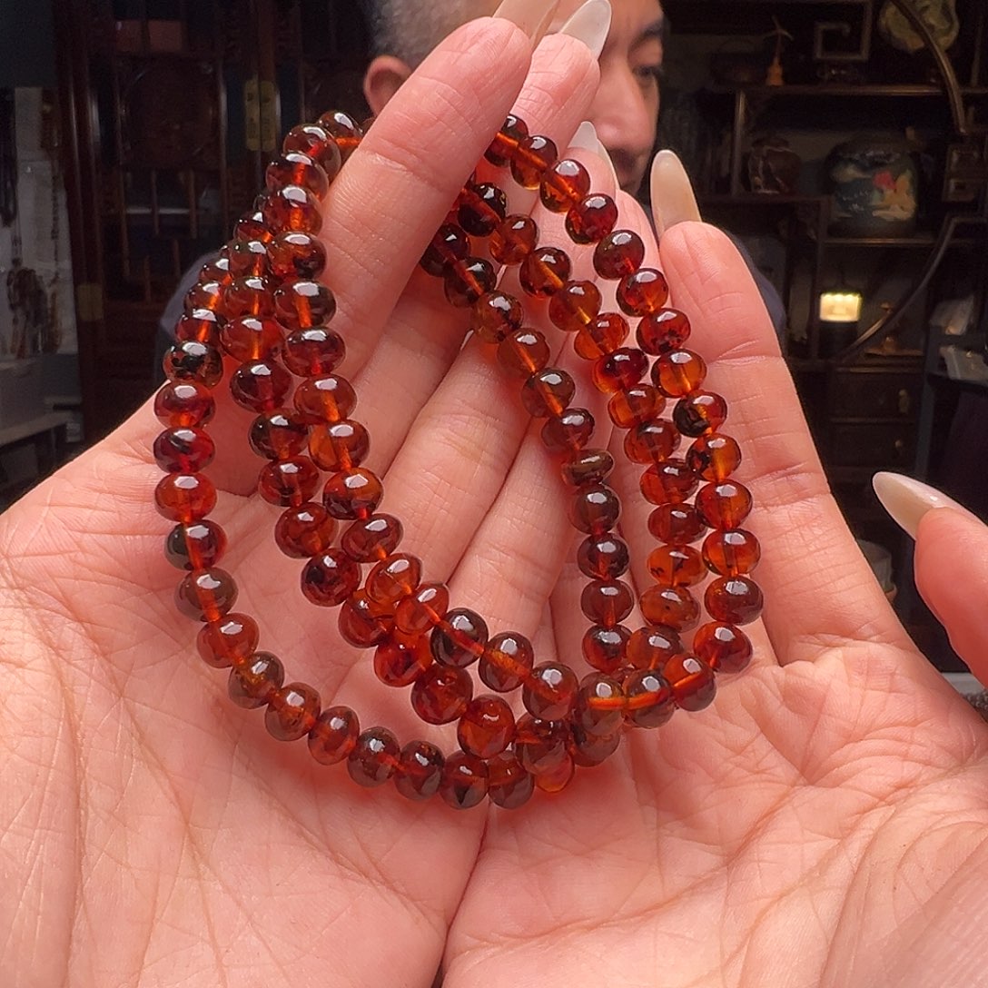 琥珀裸石未镶嵌抚顺琥珀20598七