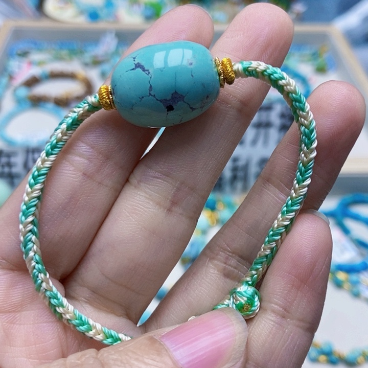 绿松石未镶嵌挂件123