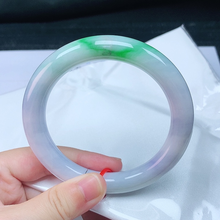 翡翠手镯未镶嵌57胖