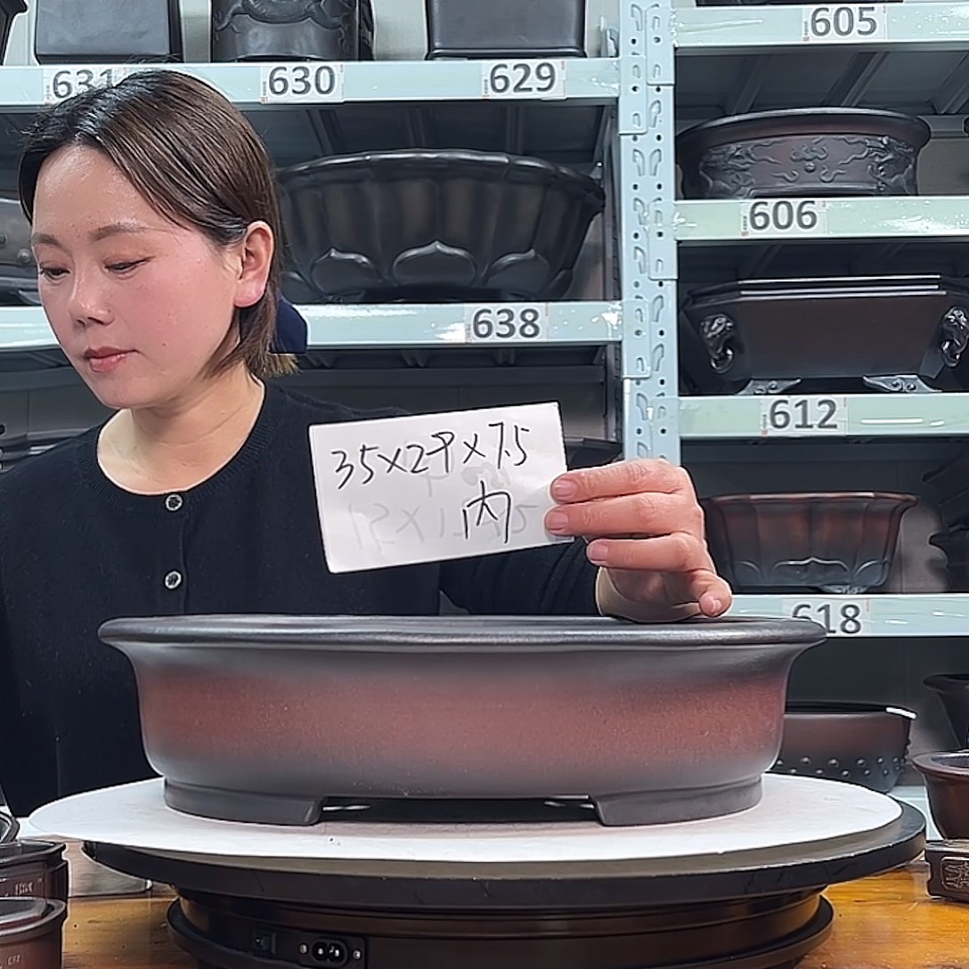 紫砂花盆宜兴紫砂38号