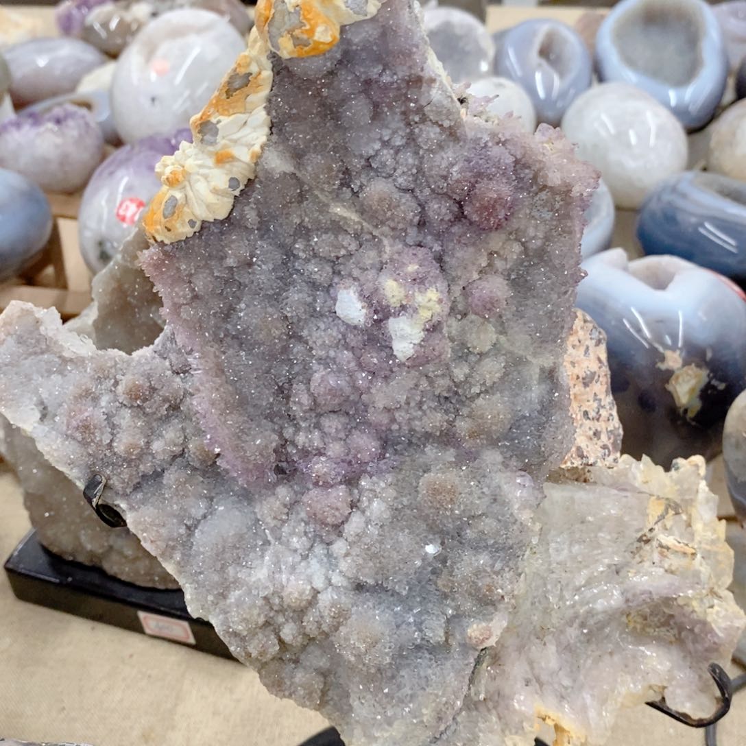 天然水晶摆件未镶嵌紫晶