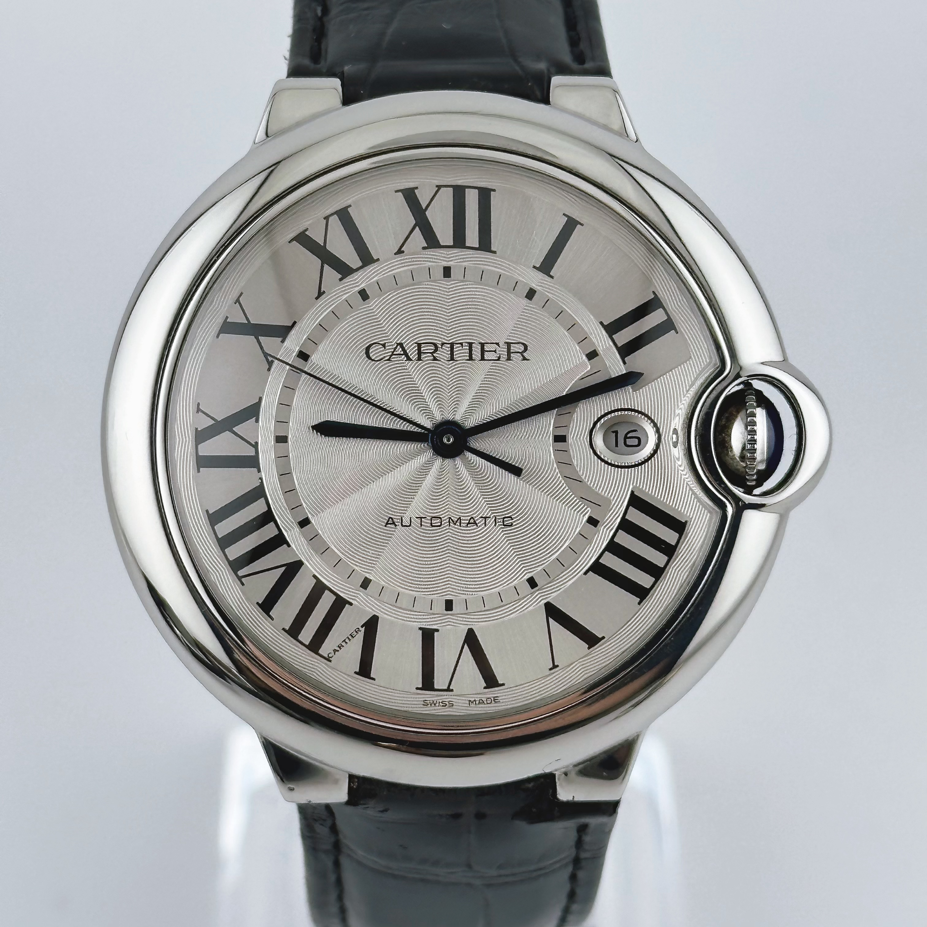 95新 Cartier/卡地亚 蓝气球/42mm/自动机械男表/经典/时尚