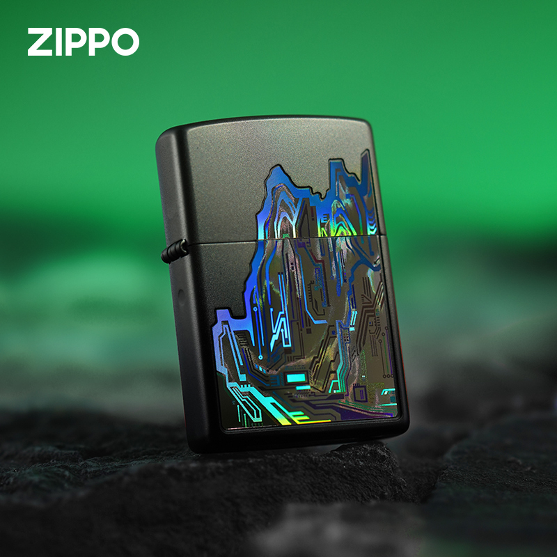ZIPPO/之宝打火机【太仓版山川幻影】太仓版男士防风经典送礼TCJ1X1