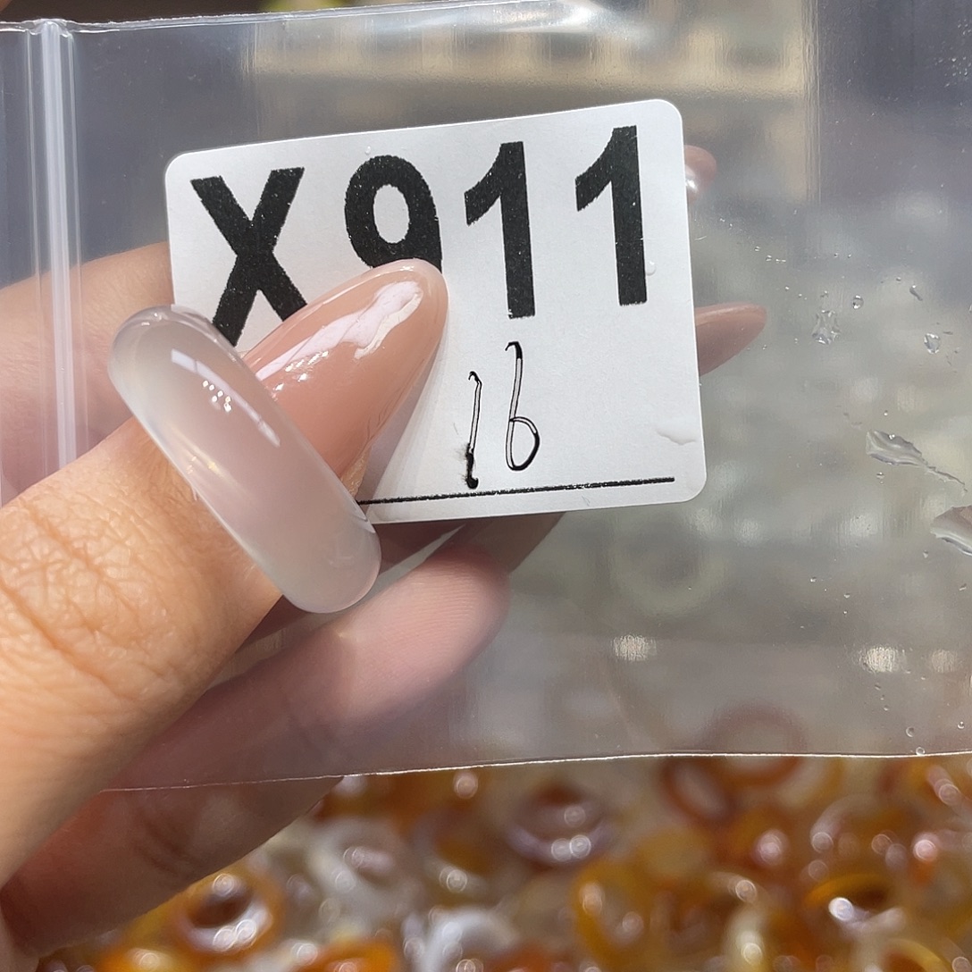 玛瑙/玉髓合金戒指911