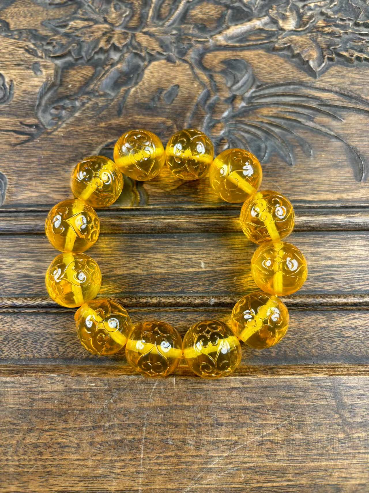 琥珀金魄手串一个{小七甄选}