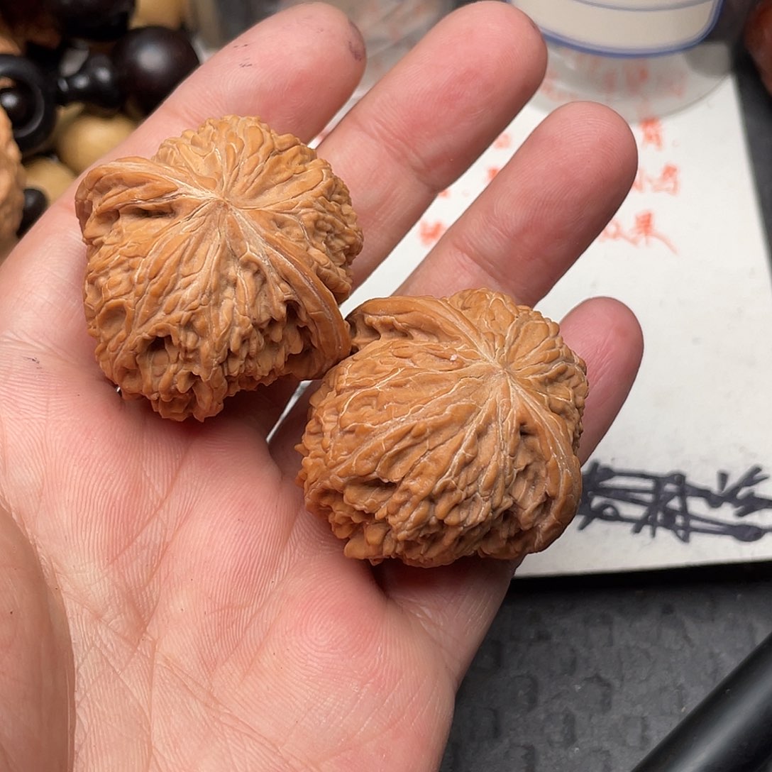 文玩核桃把件ᝰ****磨盘