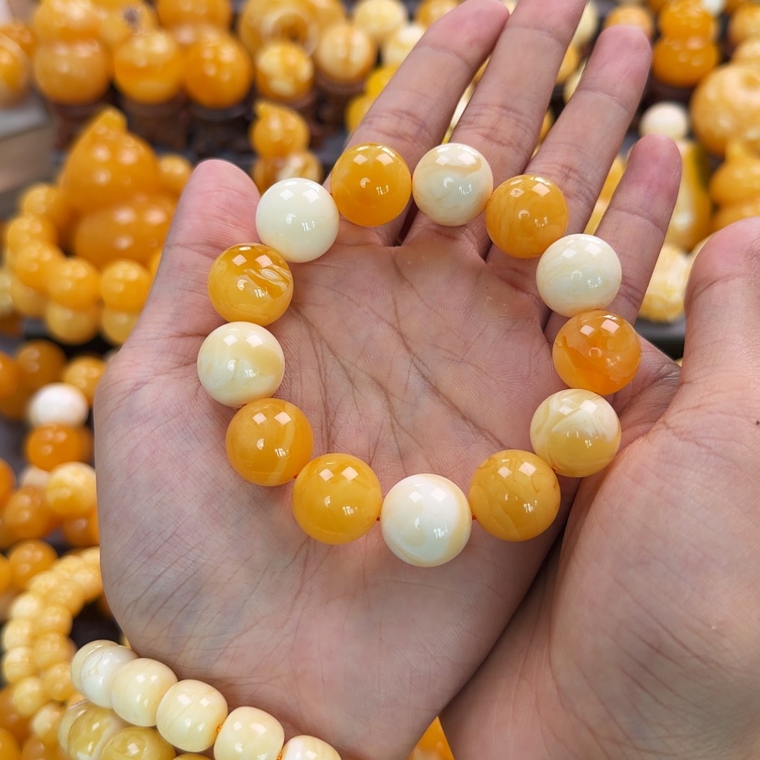 琥珀未镶嵌珠宝奇石17mm