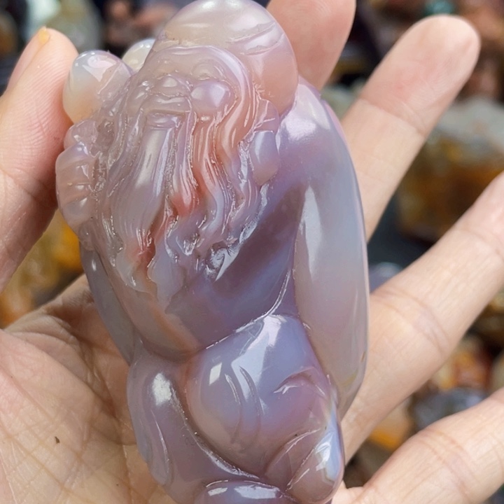 未镶嵌天然玛瑙/玉髓平**家