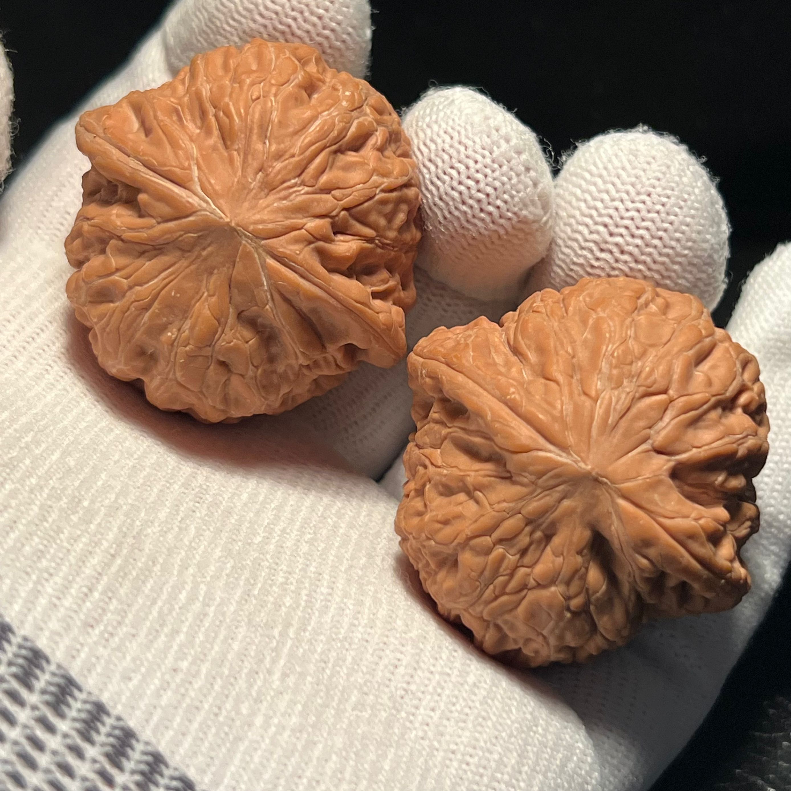 文玩核桃全品41铁锤妹妹边41高36肚40/41精品对（18）