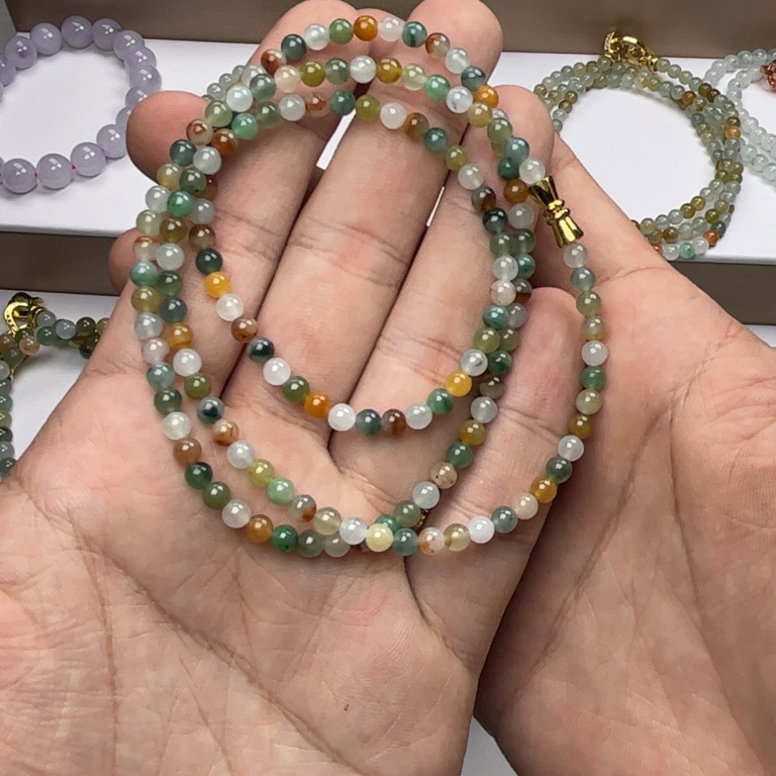 （***）翡翠未镶嵌颈饰122