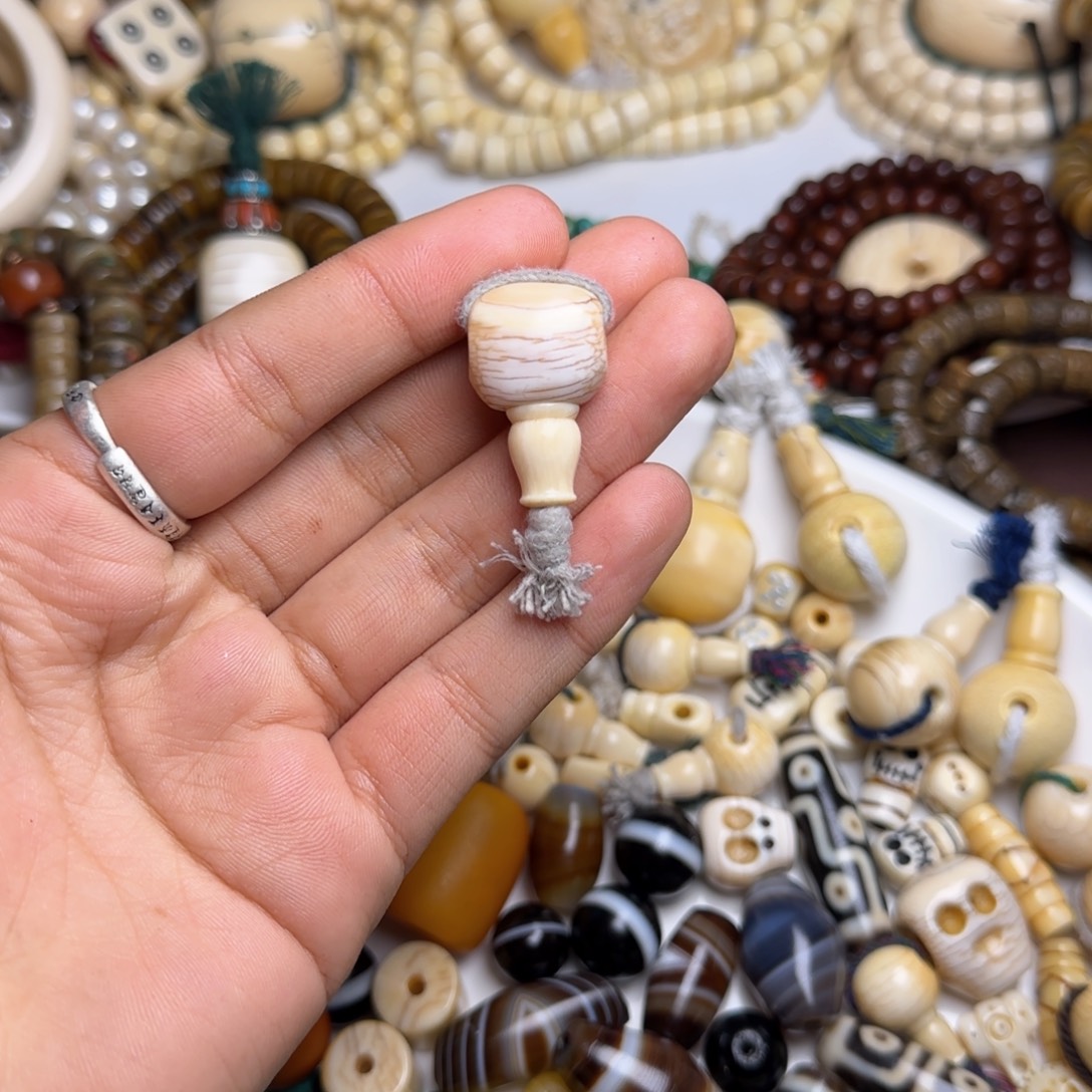 青***命菩提籽类藏传老高级白三通